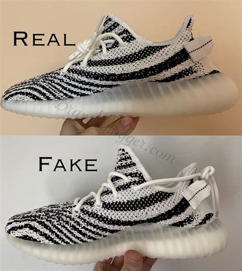 yeezy zebra fake